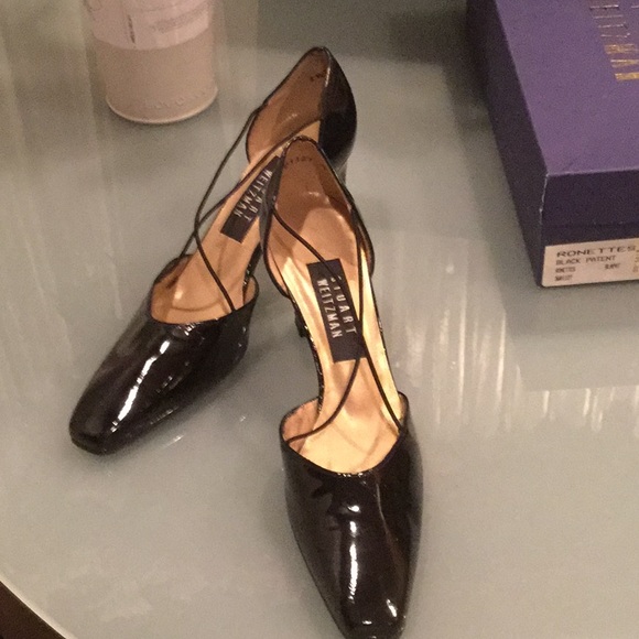 Stuart Weitzman Ronettes Black Patent - Picture 2 of 14